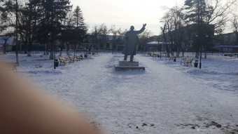 Ограждение общественной территории с. Новосысоевка, ул. Пролетарская, 28.