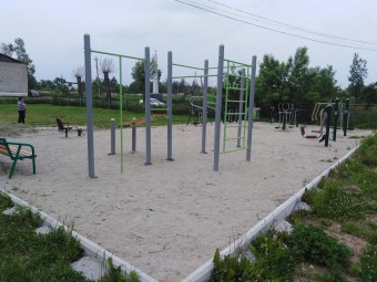 Установка спортивной площадки на жд ст. Варфоломеевка, ул. Почтовая, 46.